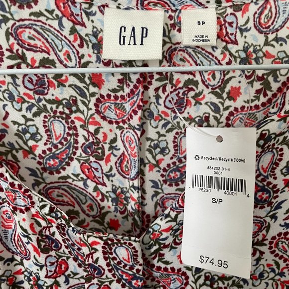 GAP - Paisley Swing Shirtdress - Picture 3 of 5